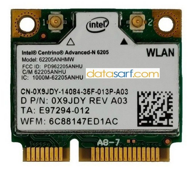 Dell Vostro 5439 Orijinal Wireless Kart 0X9JDY İntel Centrino Advanced-N 6205 5G Uyumlu