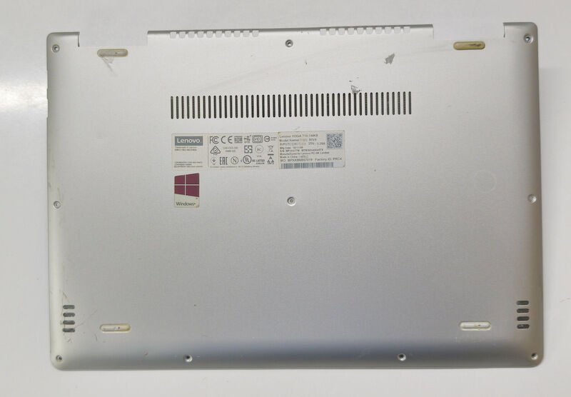 Lenovo İdeapad Yoga 710-14ISK 710-14IKB Orijinal Alt Kasa