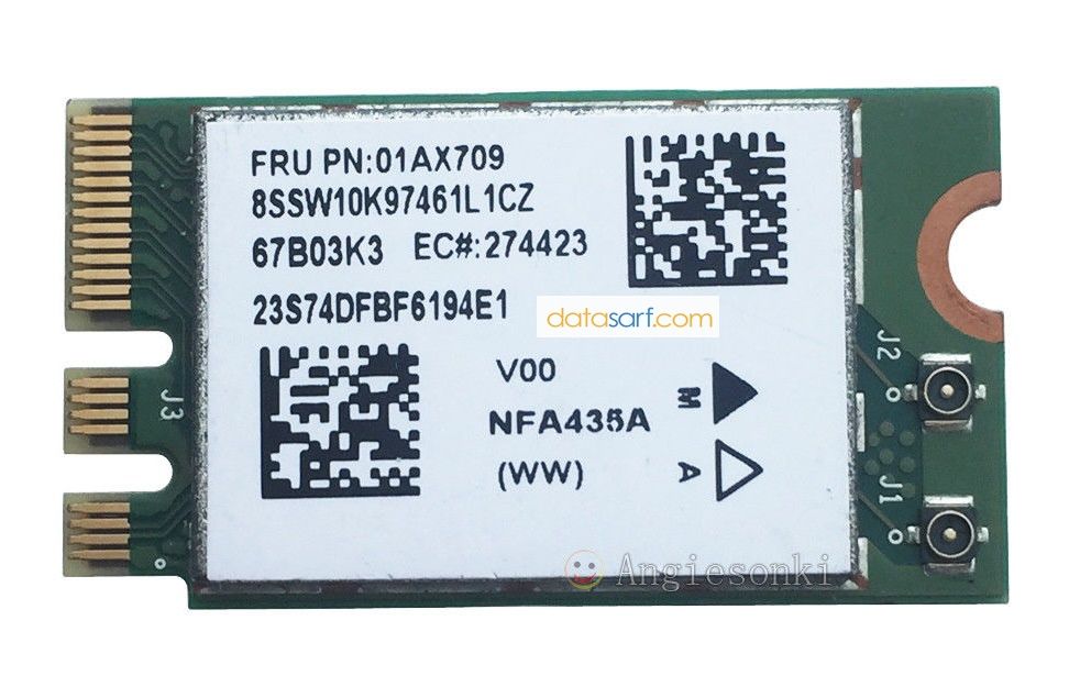 Lenovo 80XV Wireless Kart 00JT477 01AX709 01AX718 QCNFA435 2. 4G + 5G Bluetooth