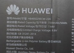 Huawei HB4692Z9ECW-22A Orijinal Batarya Pil