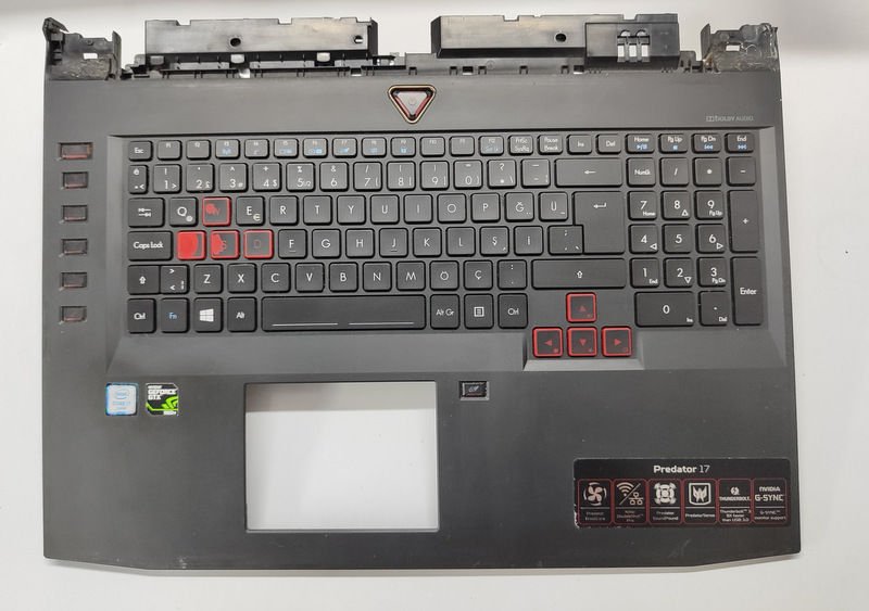 Acer Predator G9-791 G9-792 G9-793 G5-793 GX-792 GX-791 Orijinal Klavye 0KN0-EX2TU12 6280581FK201