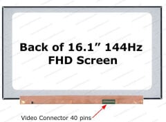 HP VICTUS 16-D 16-E TPN-Q264 TPN-Q263 Orijinal Lcd Ekran N161HMA-GAK 16.1 144HZ 40 Pin