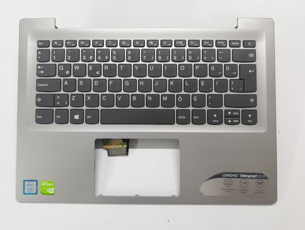 Lenovo Ideapad 320S-14 320S-14IKB 320S-14ISK 81BN Orijinal Klavye Üst Kasa