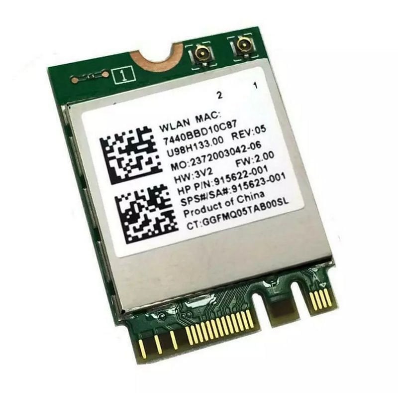 HP Pavilion 15-CX 15T-CX TPN-C133 Orijinal Wireless Kart Realtek RTL8822BE 915622-00