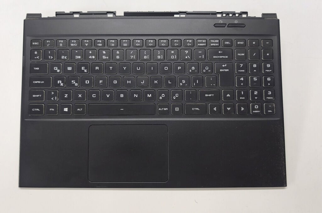 Monster Abra A5 V15.1 2 3 4 5 6 7 8 Tulpar T5 V19.1 2 Orijinal Klavye Üst Kasa Palmrest
