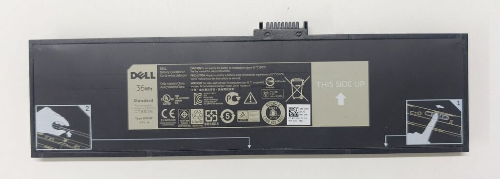 Dell Venue 11 Pro 7130 7139 VJF0X V11P7130 7.4V 36WH Genuine HXFHF Orijinal Pil Batarya