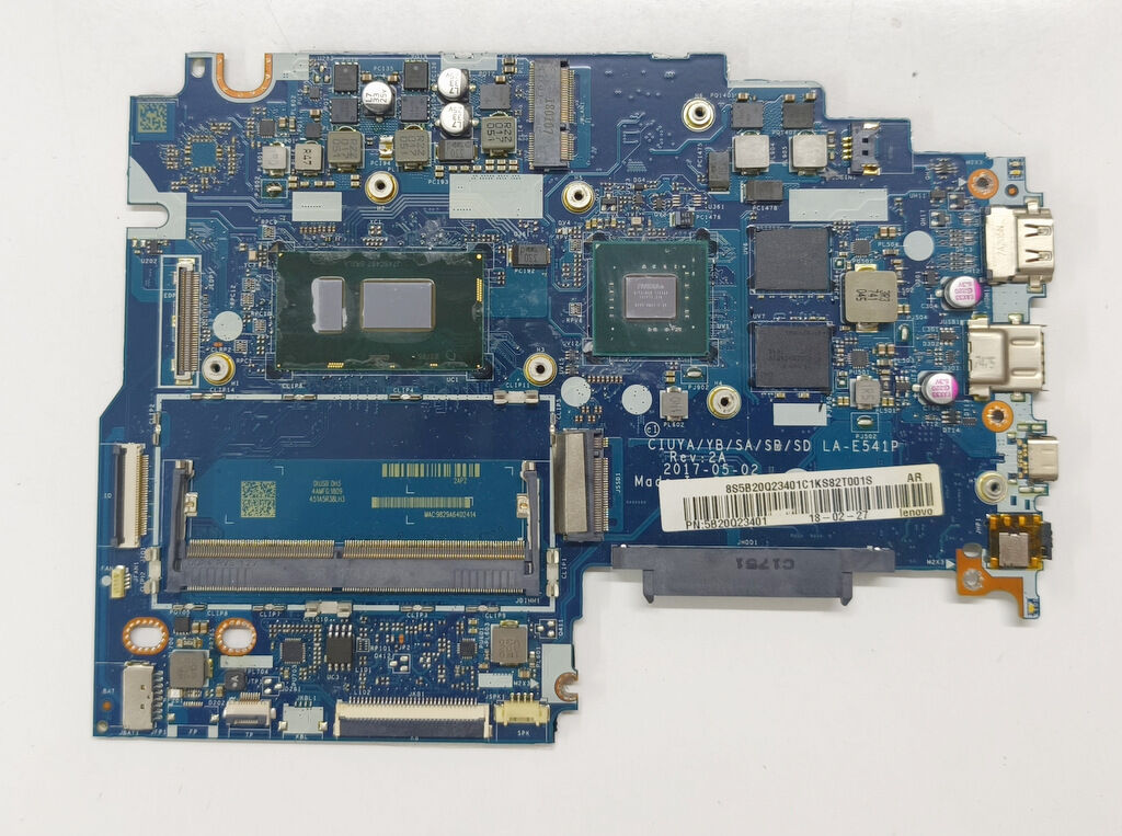 Lenovo Ideapad 320S-14 320S-14IKB 320S-14ISK 81BN Orijinal Arızalı Anakart i5 8.Nesil LA-E541P