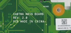 ASUS X407 F407 X407UAX 407U X407UAR X407UB A407UB F407UA F407UB X407UF A407UA Orijinal Anakart Celeron N4000 U407MA Main Board Rev 2.0