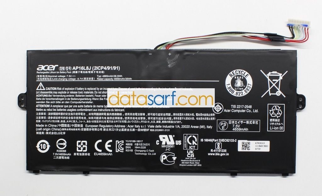 Acer Chromebook Spin R841LT  Orijinal Batarya Pil AP16K4J KT.00204.006