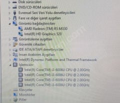 HP 15-BS 15-BW 15-RB 15-RA 250 G6 255 G6 Orijinal Anakart i3-6006U R5 M330 LA-E791P