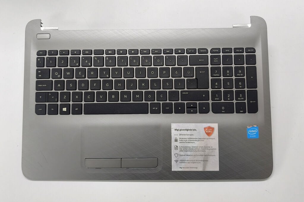 Hp 15-AC 15-AY 15-BA 250-G4 250-G5 255-G5 TPN-C125 Orijinal Klavye Üst Kasa