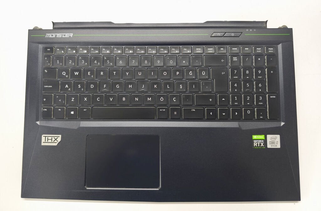 Monster Tulpar T7 V20.1 2 3 4 5 Abra A7 V11.1 2 3 Orijinal Klavye Üst Kasa Palmrest