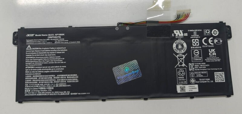 Acer AP19B8K A19B5K Orijinal Batarya Pil %95 Sağlık