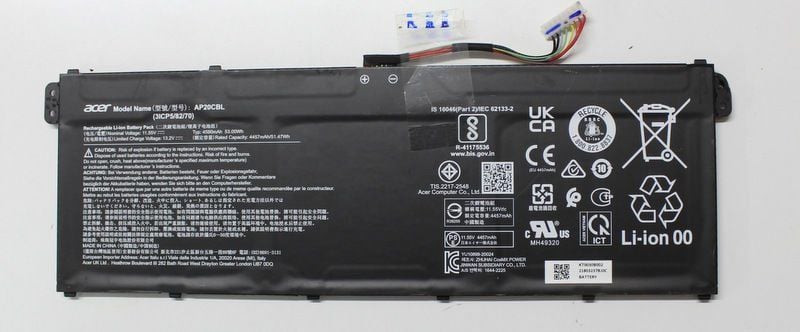 Acer Aspire A715-51G Orijinal Batarya Pil AP20CBL