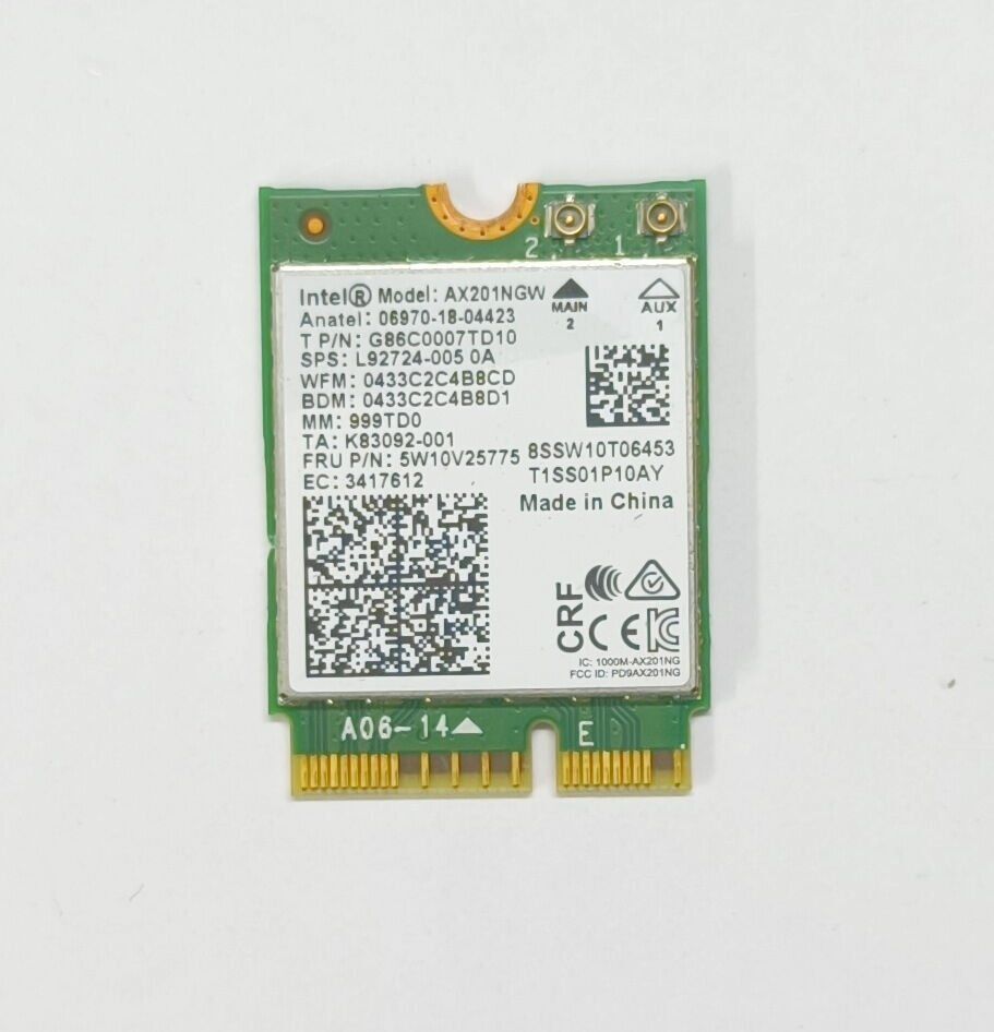 Monster Abra A5 V15.1 2 3 4 5 6 7 8 Tulpar T5 V19.1 2 Orijinal Wireless Kart 8SSW10T06453 L92724-005 AX201NGW