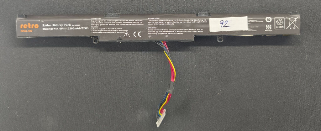 Asus Batarya Pil A41N1501 L41LK2H L41LK9H A41X550E A41N1611 %92 Sağlık