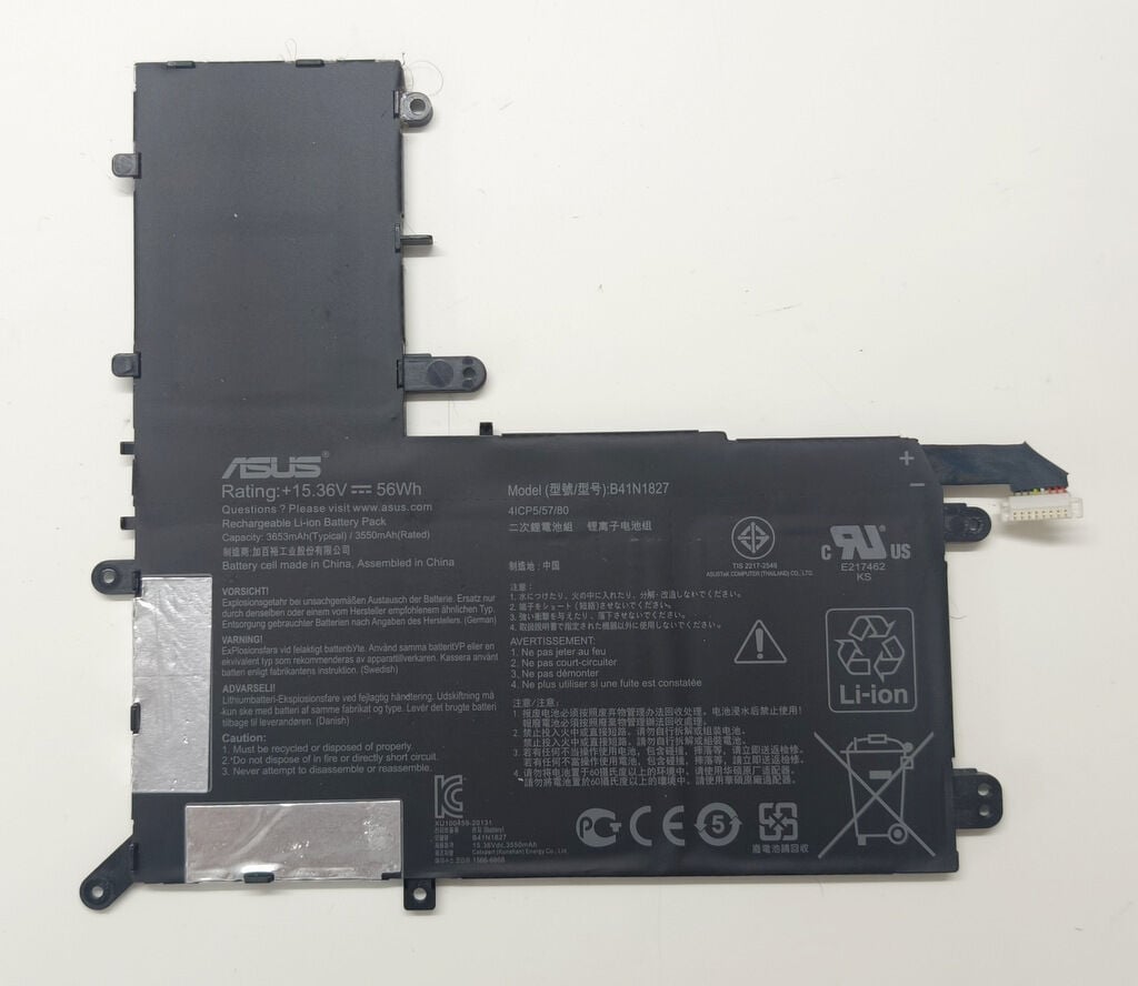 ASUS Zenbook Flip 15 Q507 Q508 Q507IQ Q508UG UX562 UX562IQ UX562FD Orijinal Batarya Pil B41N1827 27.2 Sağlık