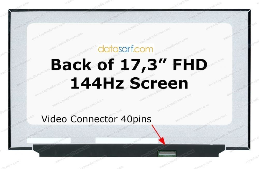Msi MS-17F6 17.3 40 Pin 144HZ Slimled Vidasız Led Ekran