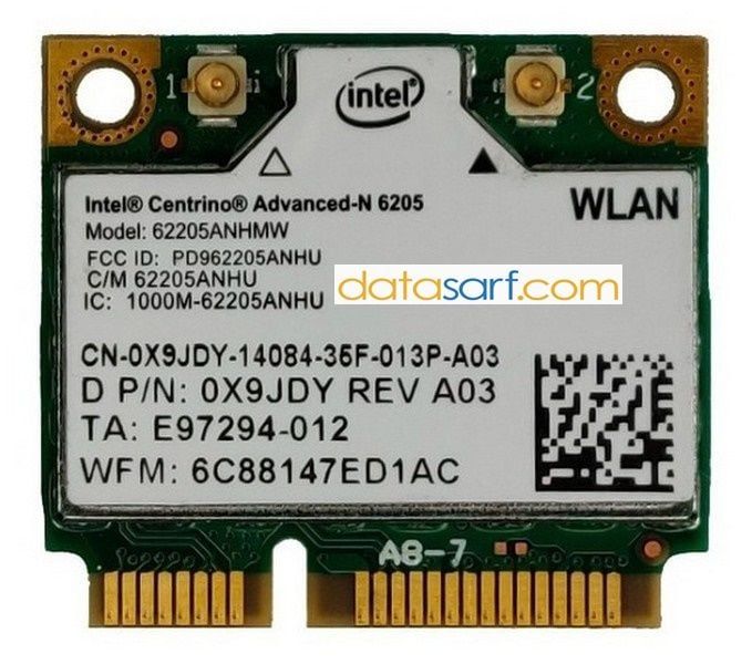 Dell Vostro V5480 Orijinal Wireless Kart 0X9JDY İntel Centrino Advanced-N 6205 5G Uyumlu
