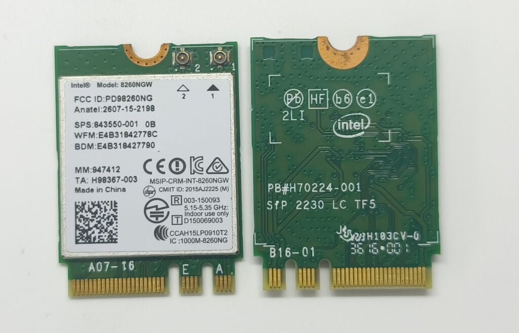 HP Spectre X360 13-4000 13-4001NT 13-Y TPN-Q157 X360 G1 Orijinal Wireless Kart 843550-001 8260NGW