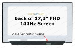 Monster Abra A7 V11.5 17.3 40 Pin 144HZ Slimled Vidasız Led Ekran