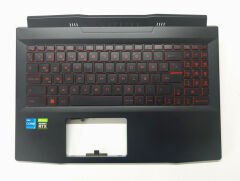 MSI Katana GF66 11UE 11UG MS-1581 MS-1582 MS-1583 MS-1584 GL66  Bravo MS-158K Orijinal Klavye Üst Kasa 1 Tuş Eksik