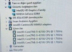 Hp 15-G 15-R 15-H 250 G3 255 G3 256 G3 Orijinal Anakart LA-A992P İ5-4210U NVIDIA GEFORCE 820M 2GB