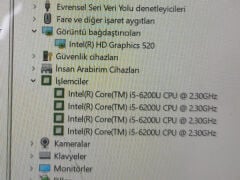 HP Spectre X360 13-4000 13-4001NT 13-Y TPN-Q157 X360 G1 Orijinal Anakart i5-6200U DAY0DDMBAE0 REV E