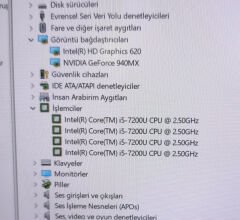 Hp 15-AU 15-AW TPN-Q172 TPN-Q175 Orijinal Anakart i5-7200U NVIDIA 940MX DAG34AMB6D0 REV:D