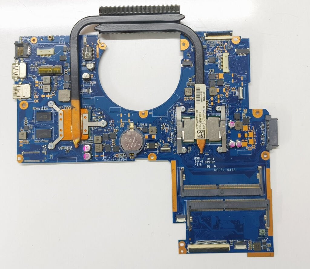 Hp 15-AU 15-AW TPN-Q172 TPN-Q175 Orijinal Anakart i5-7200U NVIDIA 940MX DAG34AMB6D0 REV:D