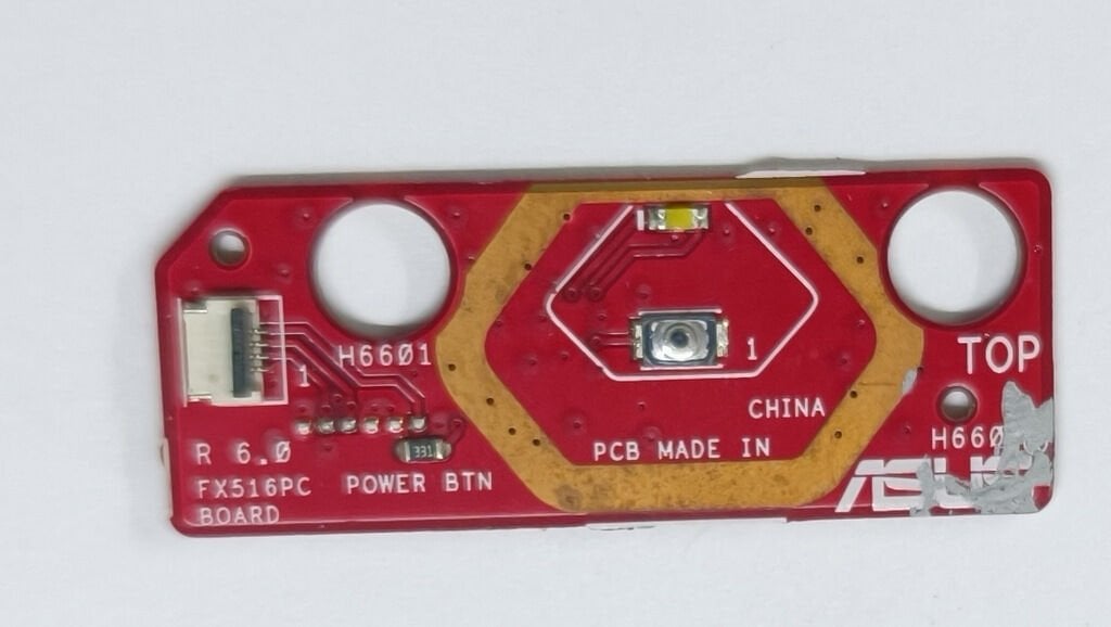 ASUS TUF FX516 FX516 FX516P FX516PR FX516PM Orijinal Start Power Tetik Kart