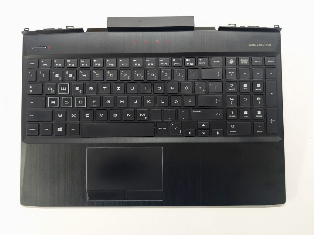 HP Omen 15-DC 15T-DC TPN-Q211 Orijinal Klavye Üst Kasa