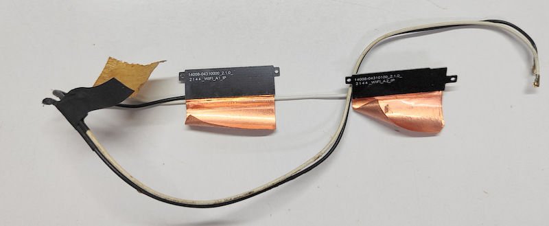 ASUS TUF FX516 FX516 FX516P FX516PR FX516PM Orijinal Wireless Anten Set