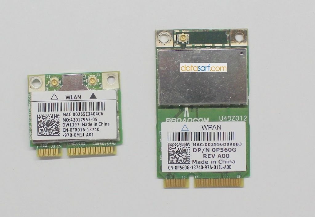Dell Studio 1555, 1557, 1558, 1559, Pp33l, Pp39l,Wireless Kart Dw1397