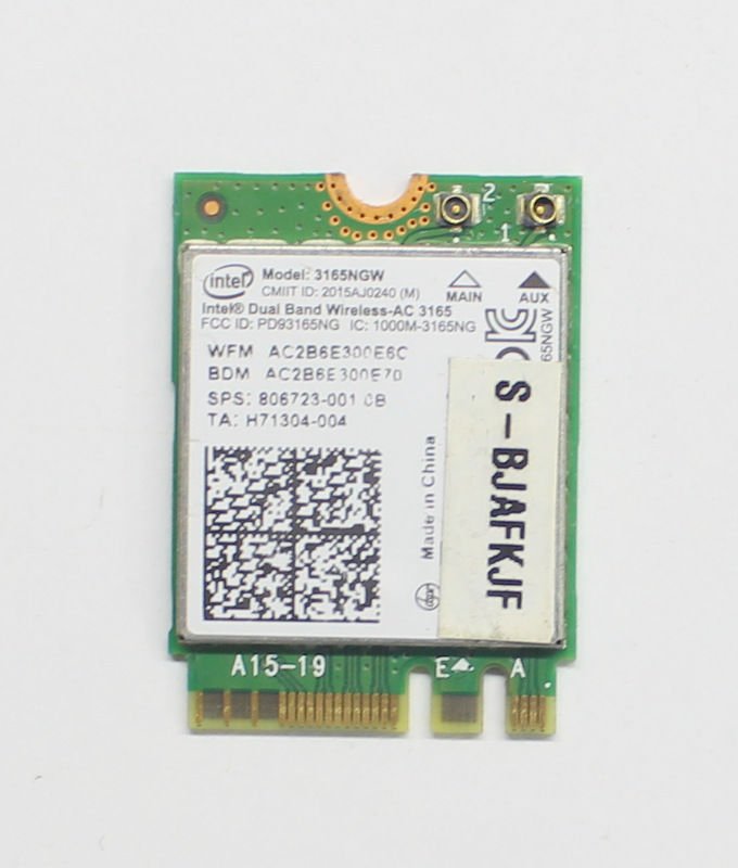 Monster Abra A5 V6 V6.1 V6.2 V6.3 V6.4 Orijinal Wireless Kart 806723-001 İntel 3165NGW 5G