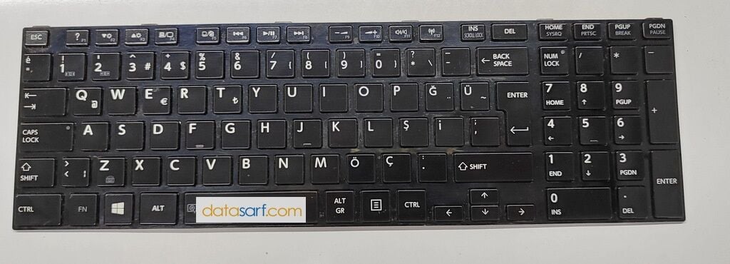 Toshıba Qosmıo L75-B Orijinal Işıklı Klavye 9ZN7UBV.M0T 6037B0096818