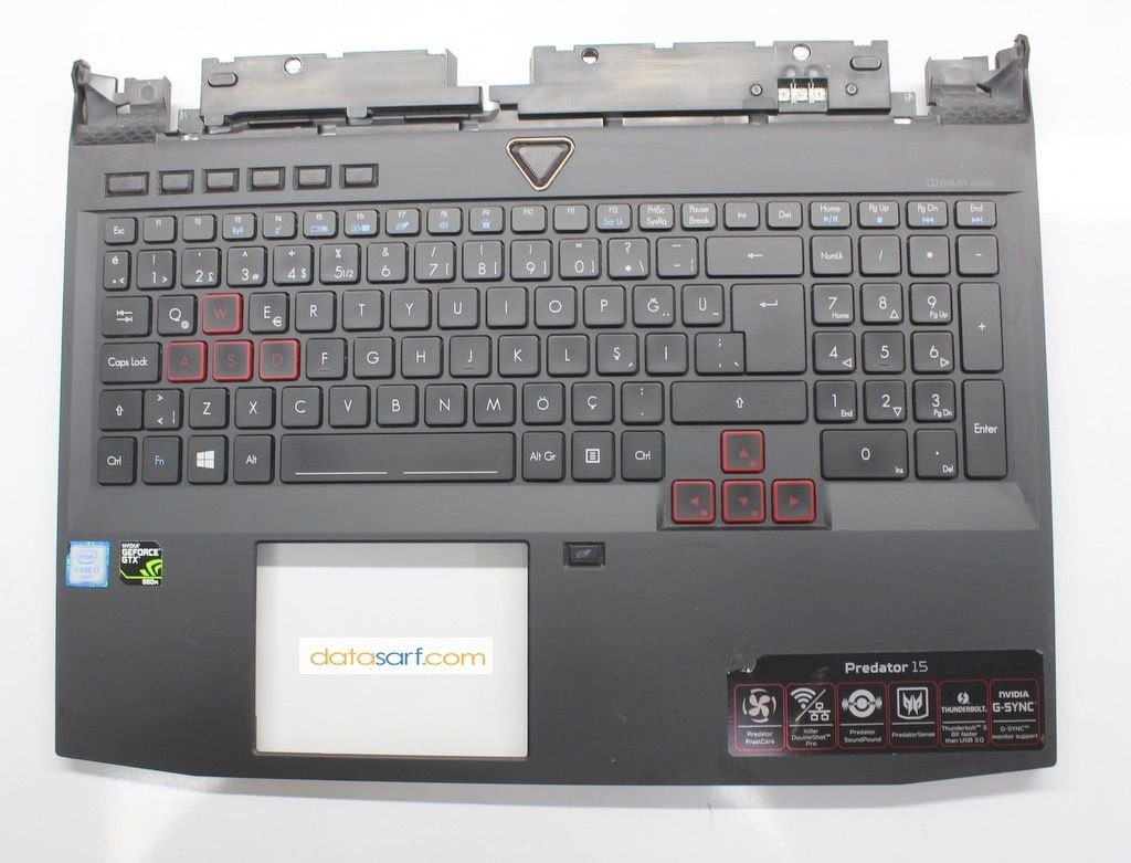 Acer Predator N15P3 Üst Kasa Klavye Palmrest 617050C6K201 13N0-EXA0311