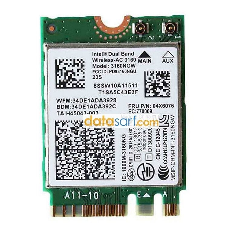 Toshıba S55-B Wireless Kart İntel Ac3160 5G 8SSW10A11511