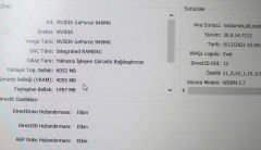 Dell Vostro P62F Orijinal Anakart LA-D821P İ5-7200U 4GB 940MX
