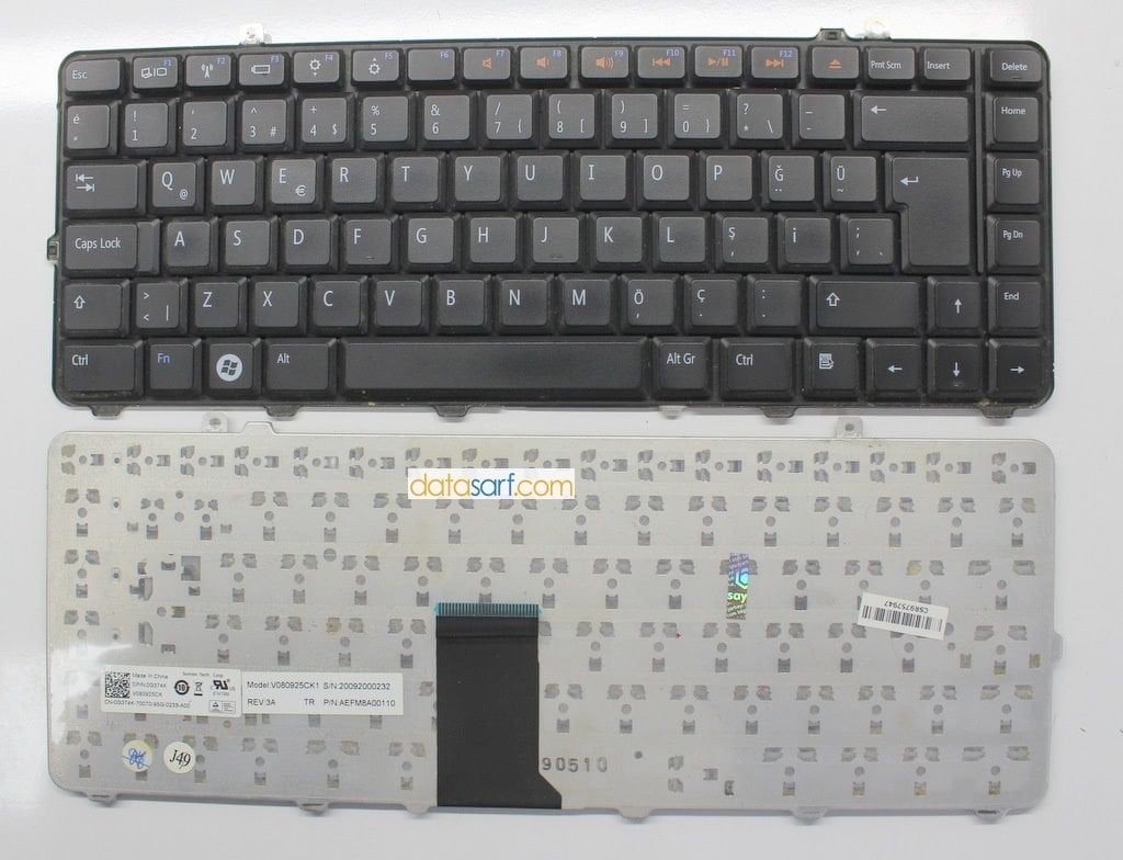 Dell Studio PP39L Orijinal Klavye 0g374k