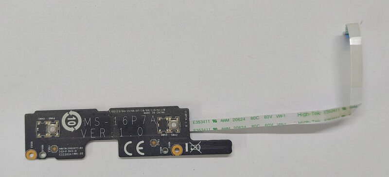 MSI MS-17E5 Orijinal Start Power Tetik Kartı MS-16P7A