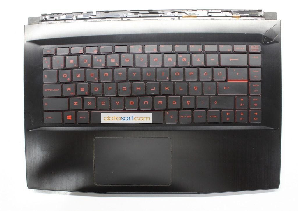 MSI GF63 GF65 MS-16R1 MS-16R2 MS-16R4 Orijinal Üst Kasa Klavye 232M16R1010000B-1 3076R1C216Y31