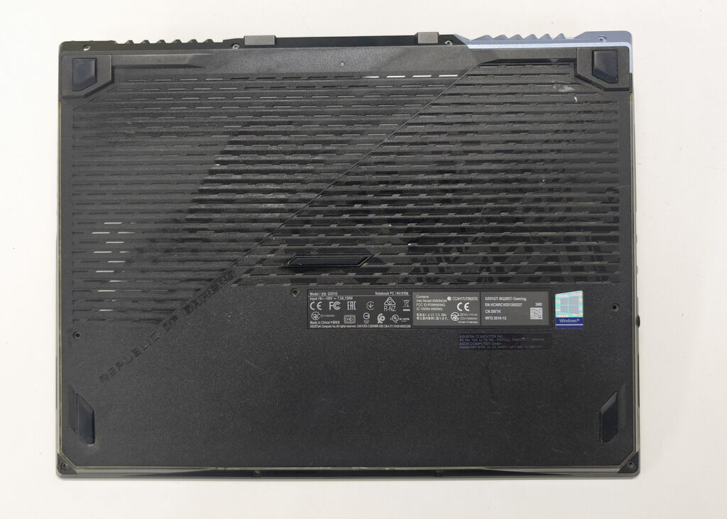 Asus ROG Strix G531 G512 G531GT G512LV Orijinal Alt Kasa Kusurlu