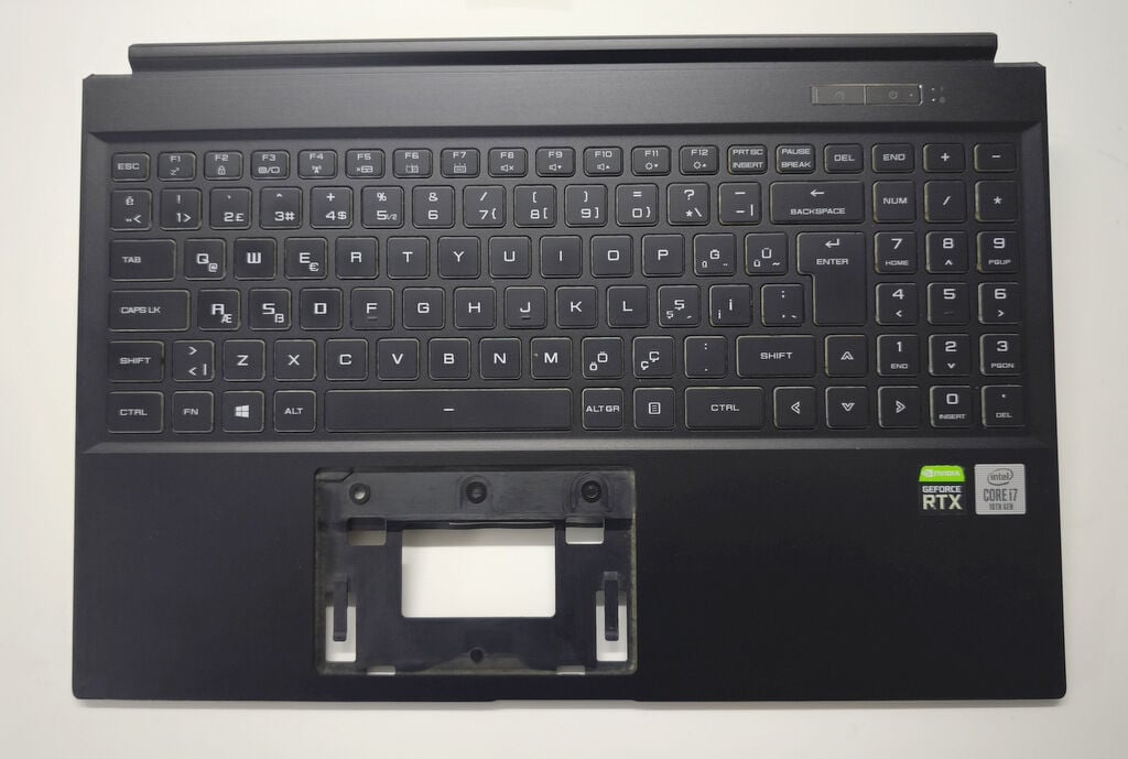 Monster Tulpar T5 V20 V20.1 V20.2 V20.3 Orijinal Klavye Üst Kasa Palmrest V2