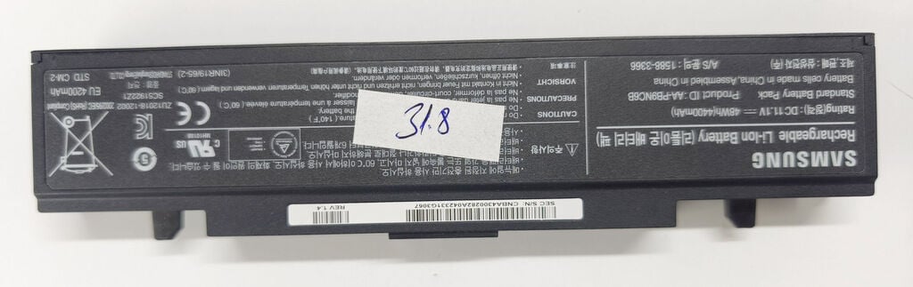 Samsung AA-PB9NC6B AA-PB9NS6B AA-PB9NC6W AA-PB9NC5B AA-PL9NC2B AA-PL9NC6W Orijinal Batarya Pil %31.8 Sağlık