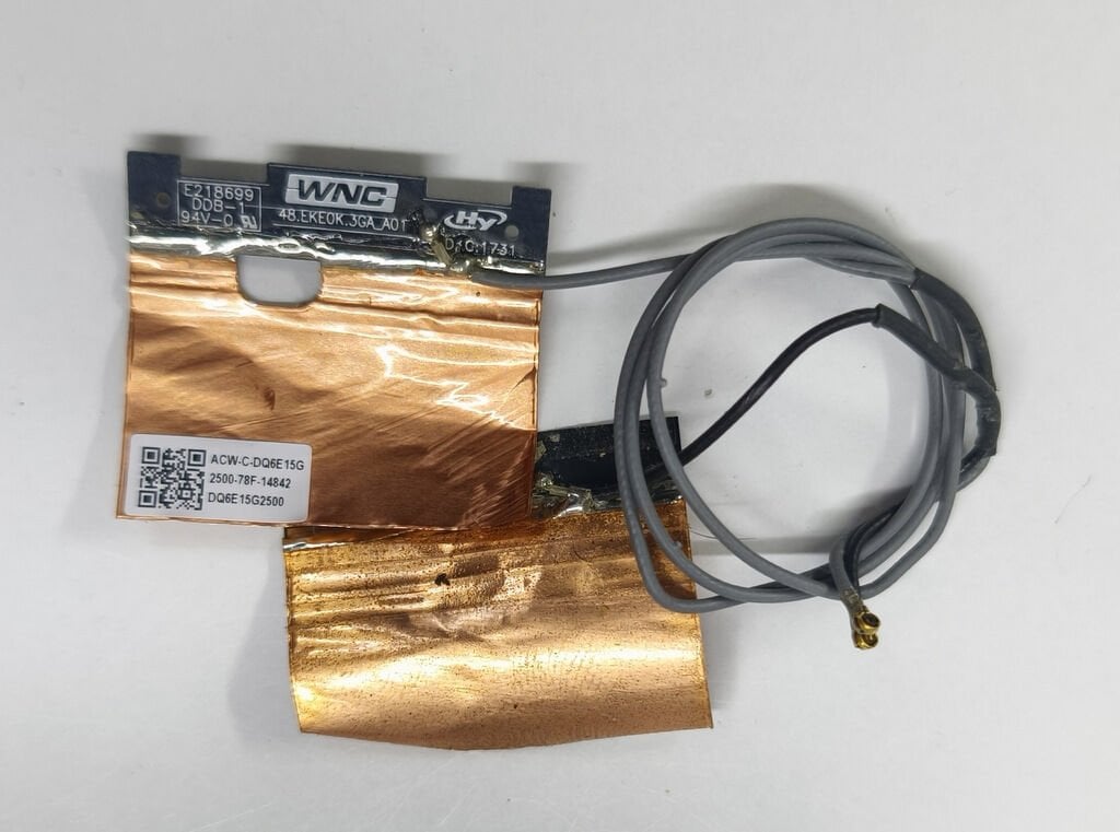 Lenovo Thinkpad 13 G1 G2 Chromebook 20GM 20GL Orijinal Wireless Anten DQ6E15G2500