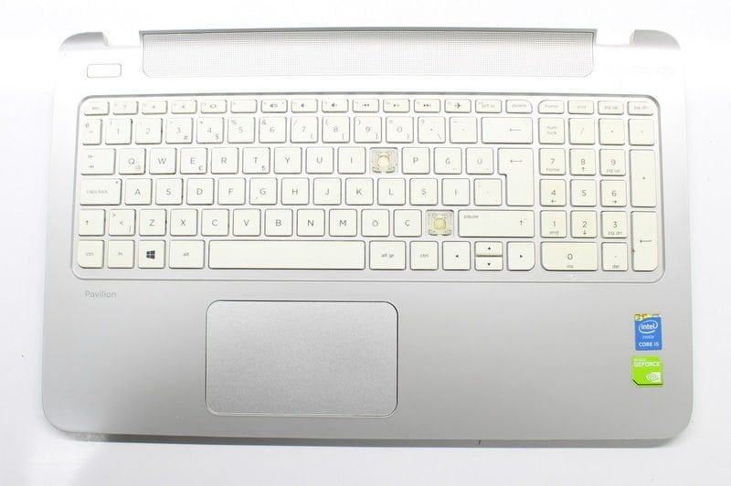 Hp 15-K058CA Üst Kasa Klavye Sağlam 2 Tuş Eksik
