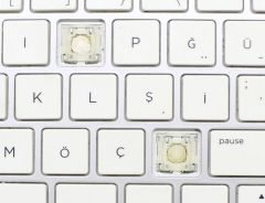 Hp 15-K058CA Üst Kasa Klavye Sağlam 2 Tuş Eksik