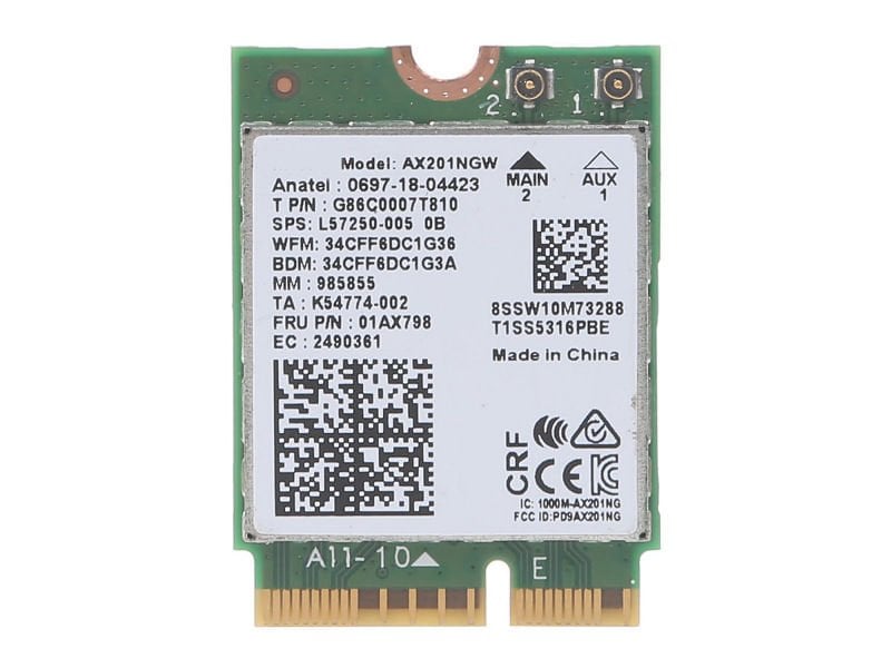 Dell Inspiron G15 5510 5511 5515 Orijinal Wireless Kart AX201NGW CN-0XVV0P 0XVV0P Wifi 6