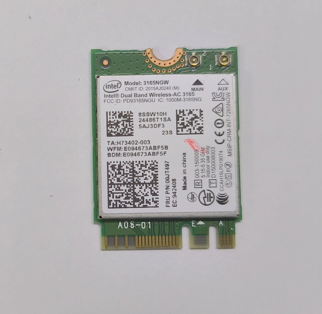 Lenovo 500-15ISK 500-15ACZ Z51-70 Y50C V4000 80NT 80K4 Orijinal Wireless Kart 3165NGW 00JT497 5G Uyumlu